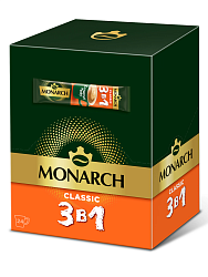 КОФЕ ЯКОБС МОНАРХ 3В1 КЛАССИК 13,5ГР