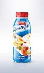 ЙОГУРТ ПИТЬЕВОЙ ЭРМИГУРТ 420ГР 1,2% ПЕРСИК/МАРАКУЙЯ