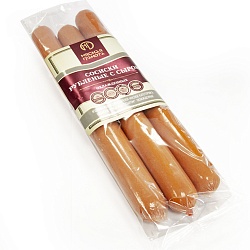 Сосиски Рубленые с сыром ТМ "Мясная грамота" (шт 420 г)