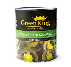 ПЕРЕЦ ГРИН КИНГ ХАЛАПЕНЬО РЕЗАНЫЙ ОСТРЫЙ 3КГ