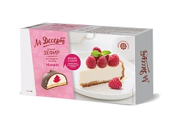 ЗЕФИР ЛЯ ДЕСЕРТ ГЛАЗИР СО ВКУСОМ МАЛИНЫ НА ПЕЧЕНЬЕ 270Г