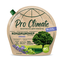 КОНДИЦИОНЕР Д/БЕЛЬЯ PRO CLIMATE ГИПОАЛЛЕРГЕНН. ЛАВАНДА ДОЙ-ПАК 1300МЛ
