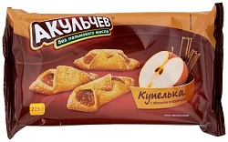 ПЕЧЕНЬЕ АКУЛЬЧЕВ СДОБНОЕ КУПЕЛЬКА С ЯБЛОКОМ И КОРИЦЕЙ 225ГР