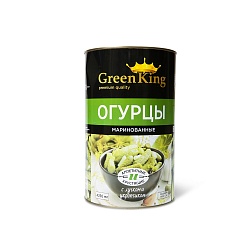 ОГУРЦЫ МАРИНОВАННЫЕ 9-12СМ ГРИН КИНГ 4250МЛ Ж/Б