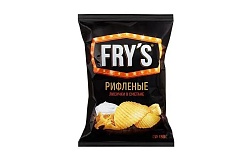ЧИПСЫ FRY’S РИФЛЕНЫЕ ЛИСИЧКИ В СМЕТАНЕ 130Г