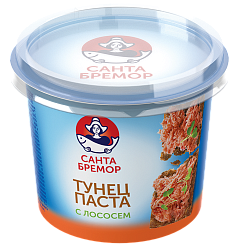 ПАСТА САНТА БРЕМОР С ТУНЦОМ И ЛОСОСЕМ 140ГР