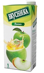 НЕКТАР ВКУСНИКА 0,95Л ЯБЛОКО