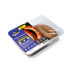 Гриль-колбаски « Отменно», зам , лоток 0.6 кг, ТМ «Время готовить»