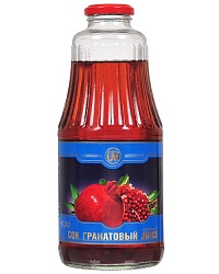 Сок Машал Гранатовый Натуральный в стеклянной бутылке 1л.