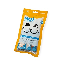 ЛАКОМСТВО Д/КОШЕК МОЙ ПИТОМЕЦ СЫРНЫЕ РУЛЕТИКИ С КУРИЦЕЙ ПАК 40Г