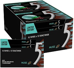 Жевательная резинка Wrigley’s Five Мятное мороженное с шоколадом 31,2г