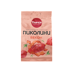 КОЛБАСКИ ДЫМОВ ПИКОЛИНИ СО ВКУСОМ БЕКОНА С/К 50ГР