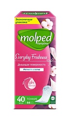 ПРОКЛАДКИ ГИГИЕНИЧЕСКИЕ MOLPED ЕЖЕДНЕВНЫЕ НОРМ 40 ШТ