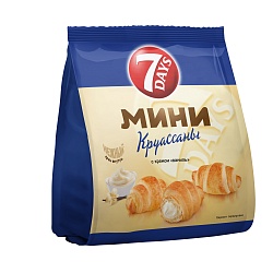 КРУАССАНЫ СЕВЕН ДЕЙС МИНИ ВАНИЛЬ 123ГР