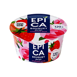 Йогурт EPICA с клубникой, 4.8%, 130 г