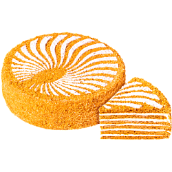 ТОРТ БКК МЕДОВЫЙ 500ГР