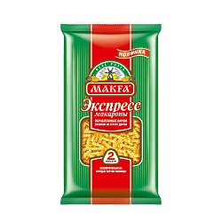 МАКАРОНЫ МАКФА СПИРАЛЬКИ ЭКСПРЕСС 400ГР