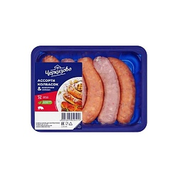 Колбаски Черкизово баварская и чоризо, охл, 0,54 кг