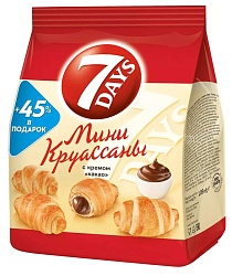 КРУАССАНЫ СЕВЕН ДЕЙС МИНИ КАКАО 105ГР