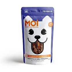 ЛАКОМСТВО Д/СОБАК МОЙ ПИТОМЕЦ КОСТОЧКА ИЗ МЯСА ГОВЯДИНЫ 85ГР