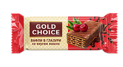 КОНФЕТЫ ВАФ ГОЛД ЧОЙС В ГЛАЗ.С КАКАО СО ВКУСОМ ВИШНИ СЛАСТИ 500ГР