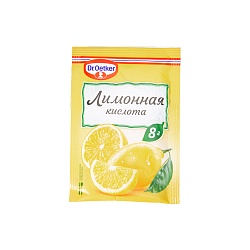 ЛИМОННАЯ КИСЛОТА DR BAKERS 8ГР