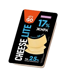 БЗМЖ СЫР CHEESE PRO LET'S GO ПОЛУТВЕРДЫЙ БЕЗЛАКТОЗНЫЙ 35% СЛАЙСЫ 125ГР