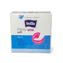 ПРОКЛАДКИ ЕЖЕДНЕВНЫЕ BELLA PANTY SOFT CLASSIC 60ШТ.
