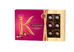 НАБОР КОНФЕТ А.КОРКУНОВ КОЛЛЕКЦИЯ ТЕМН/МОЛ ШОКОЛАДА 165Г