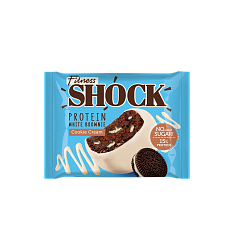 БРАУНИ ФИТНЕСШОК ГЛАЗИРОВАННЫЙ С АРОМАТОМ ПЕЧЕНЬЯ 50ГР