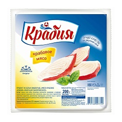 КРАБИЯ КРАБОВЫЕ ПАЛОЧКИ ЗАМ 200Г