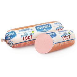 КОЛБАСА ВАРЕНАЯ ДОКТОРСКАЯ ГОСТ ЗОЛОЧЕНАЯ В ПЕЧИ СТАРОДВОРЬЕ /ВЕС