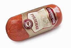 КОЛБАСА РУБЛЕНАЯ ЗАПЕЧЕННАЯ В/К ДУГУШКА СТАРОДВОРЬЕ /ВЕС