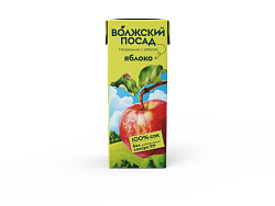 СОК ВОЛЖСКИЙ ПОСАД 0,2Л ЯБЛОКО