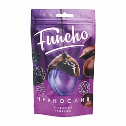 ЧЕРНОСЛИВ ФУНЧО В ТЕМНОЙ ГЛАЗУРИ 100ГР