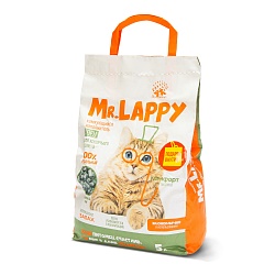 НАПОЛНИТЕЛЬ КОМКУЮЩИЙСЯ MR LAPPY TOFU ЗЕЛЕНЫЙ ЧАЙ 5 Л (2,5 КГ)