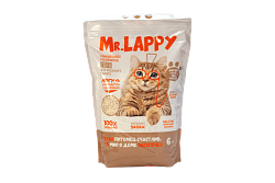 НАПОЛНИТЕЛЬ Д/КОШАЧЬЕГО ТУАЛЕТА MR LAPPY ТОФУ 6Л.