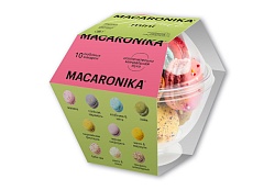 ПИРОЖНЫЕ MACARONIKA НАБОР 10ШТ 60ГР