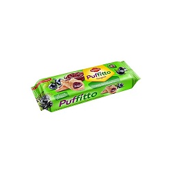 ПЕЧЕНЬЕ ПУФФИТТО СЛОЕНОЕ С ЧЕРН СМОРОДИНОЙ 125ГР