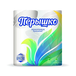 ПОЛОТЕНЦА БУМАЖНЫЕ ПЕРО 2СЛ 2РУЛ БЕЛЫЕ