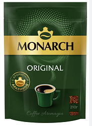 КОФЕ ЯКОБС МОНАРХ ОРИДЖИНАЛ М/У 210Г