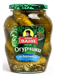ОГУРЦЫ МАРИН ПО-БЕРЛИНСКИ ДЯДЯ ВАНЯ 680МЛ СТ/Б