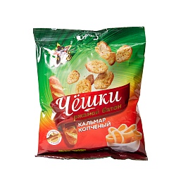 Чёшки Сухарики со вкусом кальмара копченого 60г