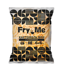 КАРТОФЕЛЬ ФРИ С ПАНИРОВКОЙ FRY ME 6Х6ММ 2,5 КГ(5ШТ)