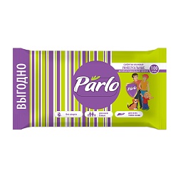 САЛФЕТКИ ВЛАЖНЫЕ ПАРЛО АНТИБАКТ УНИВЕРСАЛЬНЫЕ 100ШТ