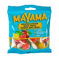 МАРМЕЛАД ЖЕВ МАЯМА АССОРТИ ВКУСОВ 70ГР