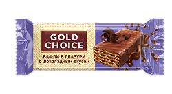 КОНФЕТЫ ВАФ ГОЛД ЧОЙС В ГЛАЗ.С ШОКОЛАДНЫМ ВКУСОМ СЛАСТИ 500ГР
