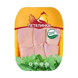 ФИЛЕ БЕДРА ТМ ПЕТЕЛИНКА ЦБ ПОДЛОЖКА ОХЛ 900ГР