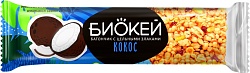 БАТОНЧИК БИОКЕЙ С КОКОСОМ И ЦЕЛЬНЫМИ ЗЛАКАМИ 25Г