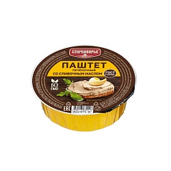 ПАШТЕТ СТАРОДВОРЬЕ ПЕЧЁНОЧНЫЙ СО СЛИВОЧНЫМ МАСЛОМ ГОСТ ЛАМИСТЕР Ф/В 100ГР